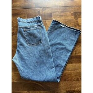 Farah Men’s Vintage Blue Jeans Boot Cut 36 X 32 Made In The USA